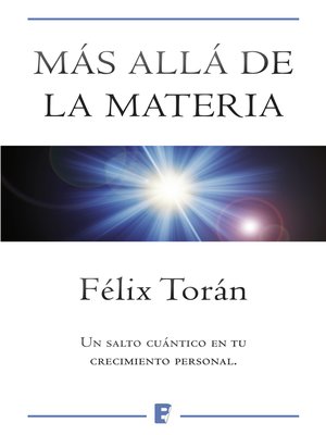 cover image of Más allá de la materia